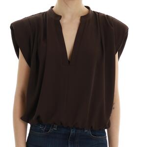 CAMICIA CROP MORO